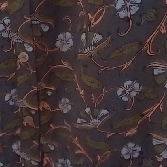 Loft button down dress with curved hem - Picture 2 of 8